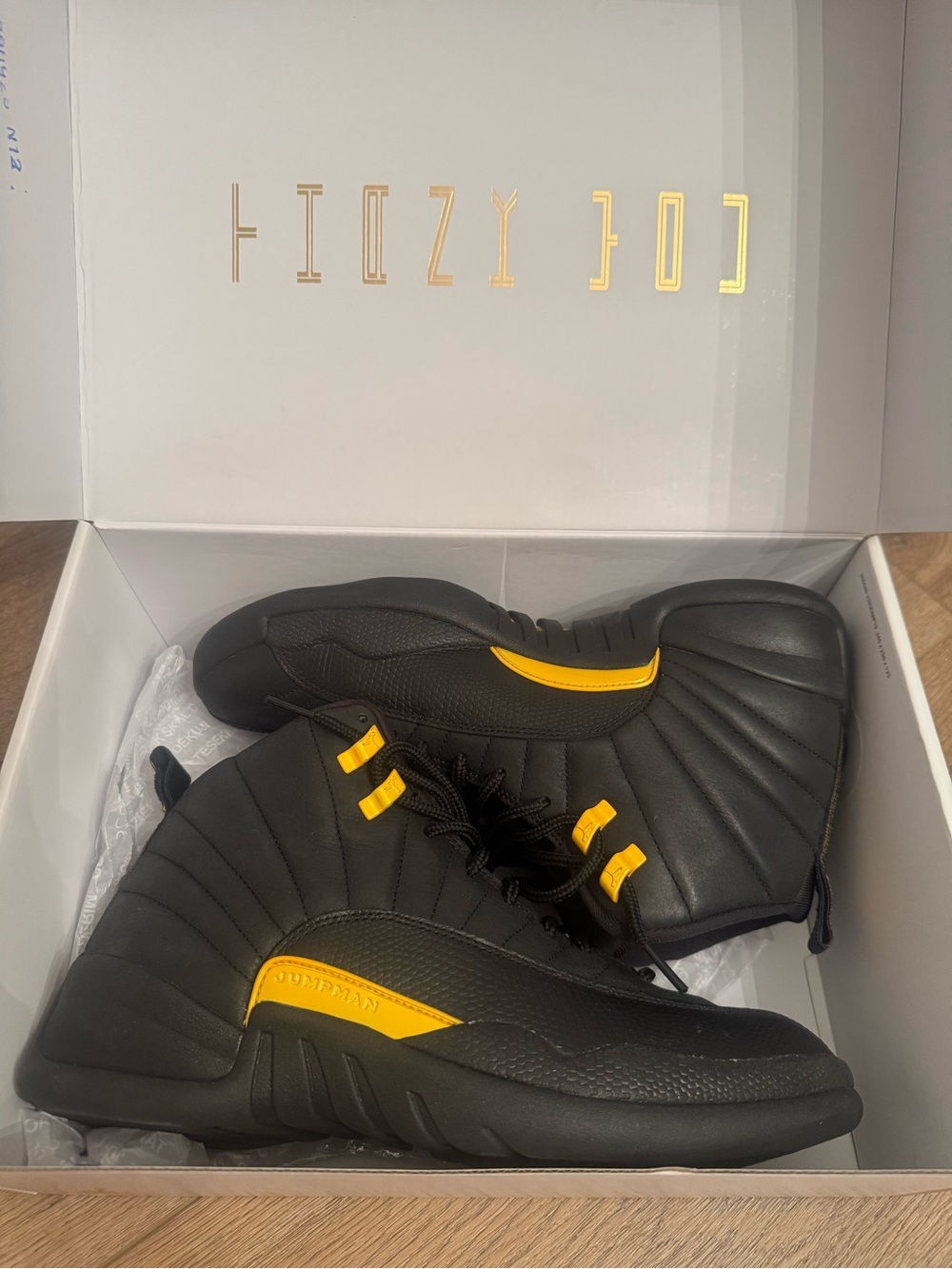 Nike Air Jordan 12 Retro "Black Taxi” 2022 Sneakers - Picture 3 of 9